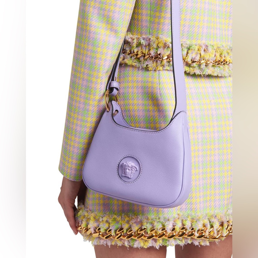 NWT Versace purple Medusa shoulder bag/crossbody bag